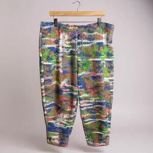 Nike Joggers Sweat Pants Womens 2X Essential Fleece Gel Curve Ankle Embroidered